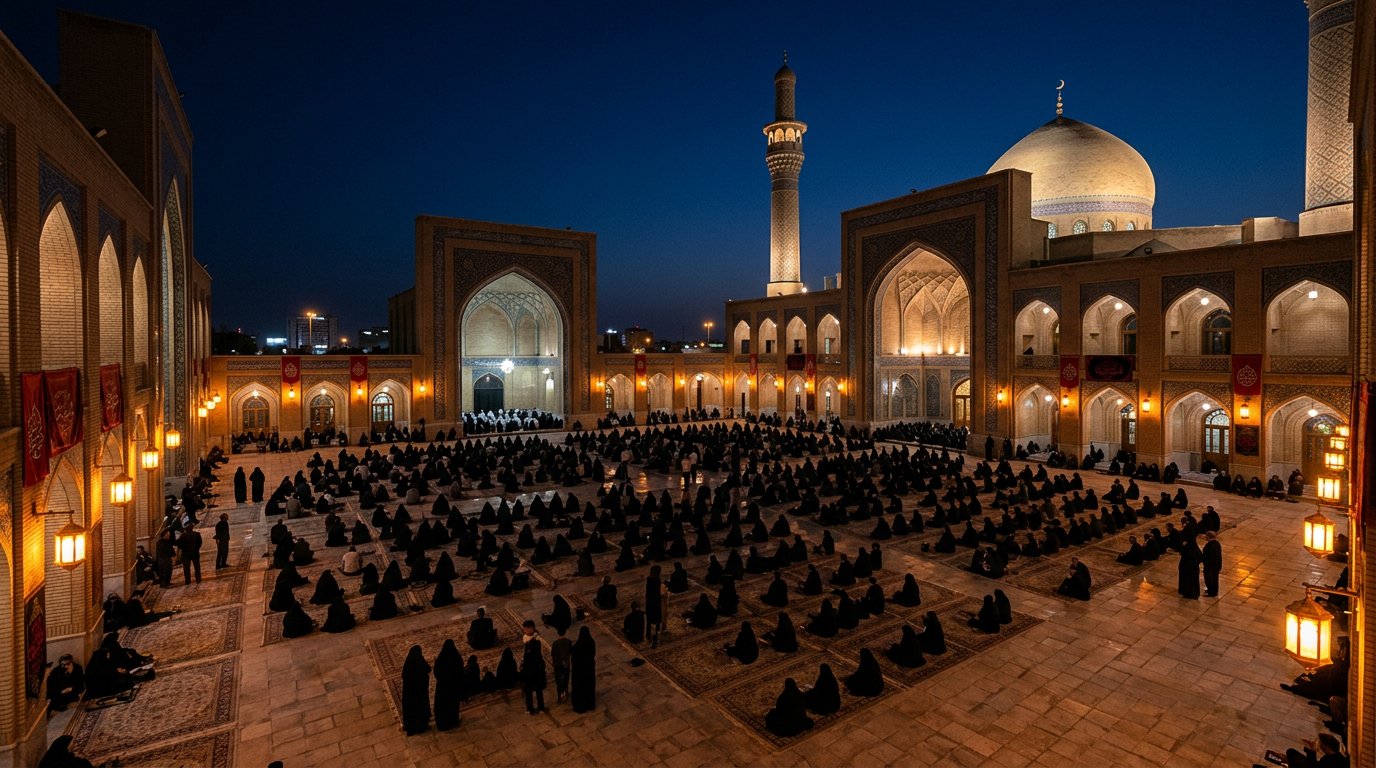 بنر اطلاعیه هیئت رزمندگان اسلام خوزستان